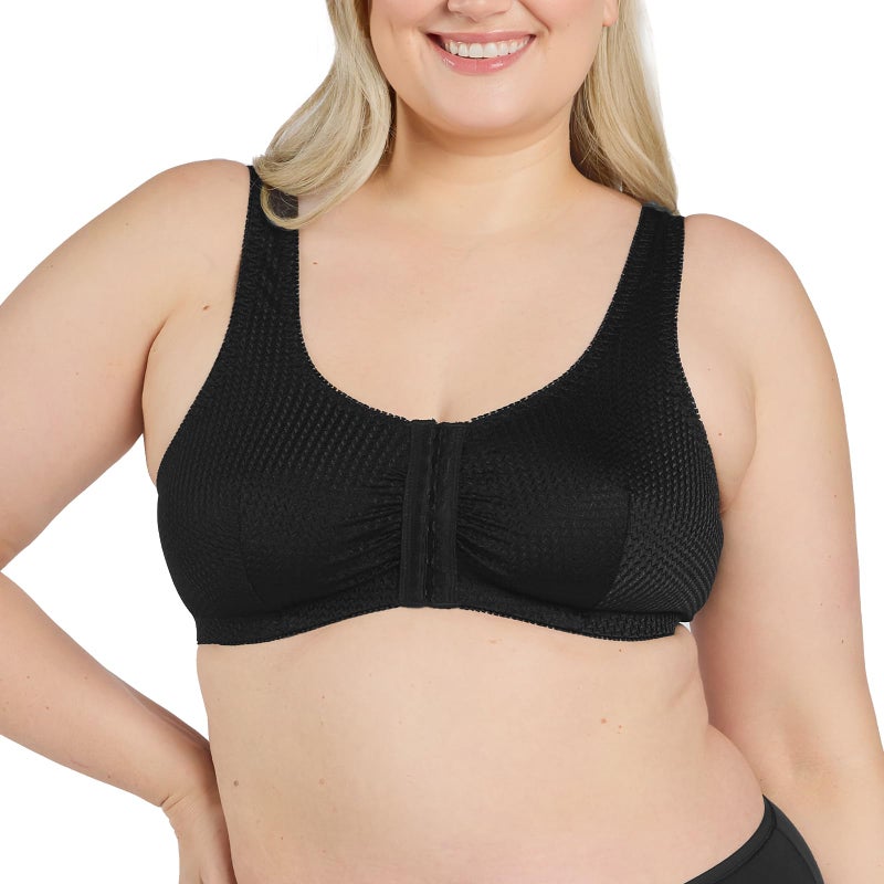 Leading Lady Marlene Front-Closure Wireless Leisure Bra - Comfortable Plus Size Bras For Women - Image 1